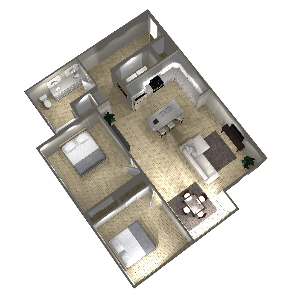 2 Bedroom - Floor Plan A