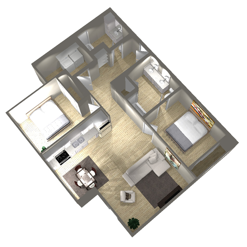 2 Bedroom - Floor Plan C